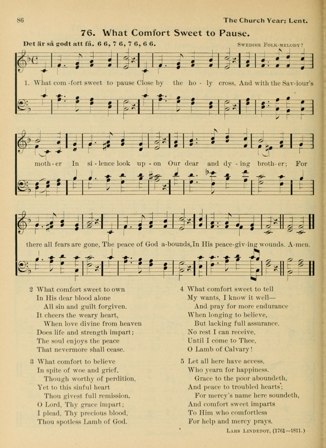 Hymnal and Order of Service: for churches and Sunday-schools page 86