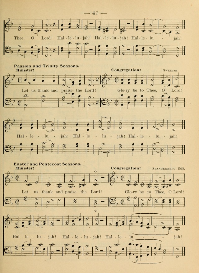 Hymnal and Order of Service: for churches and Sunday-schools page liii
