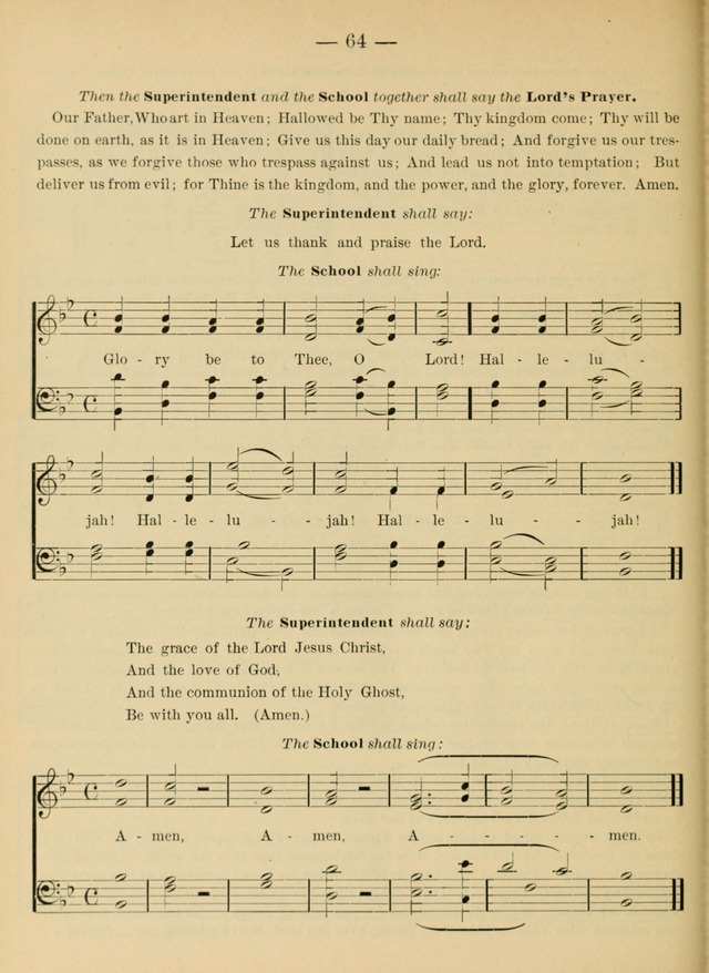 Hymnal and Order of Service: for churches and Sunday-schools page lxx