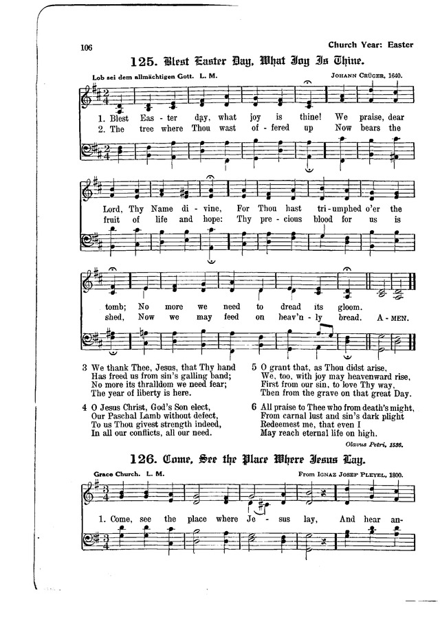 The Hymnal and Order of Service page 106