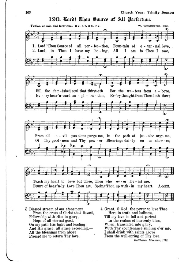 The Hymnal and Order of Service page 160