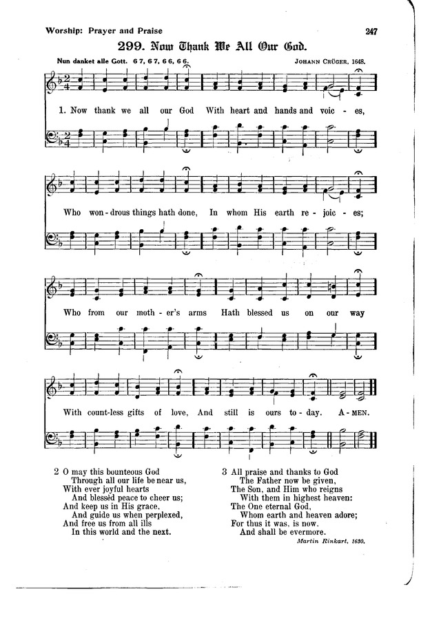 The Hymnal and Order of Service page 247