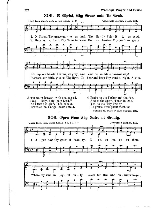 The Hymnal and Order of Service page 252