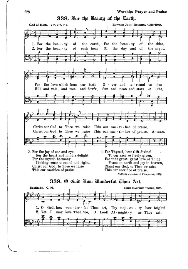 The Hymnal and Order of Service page 278