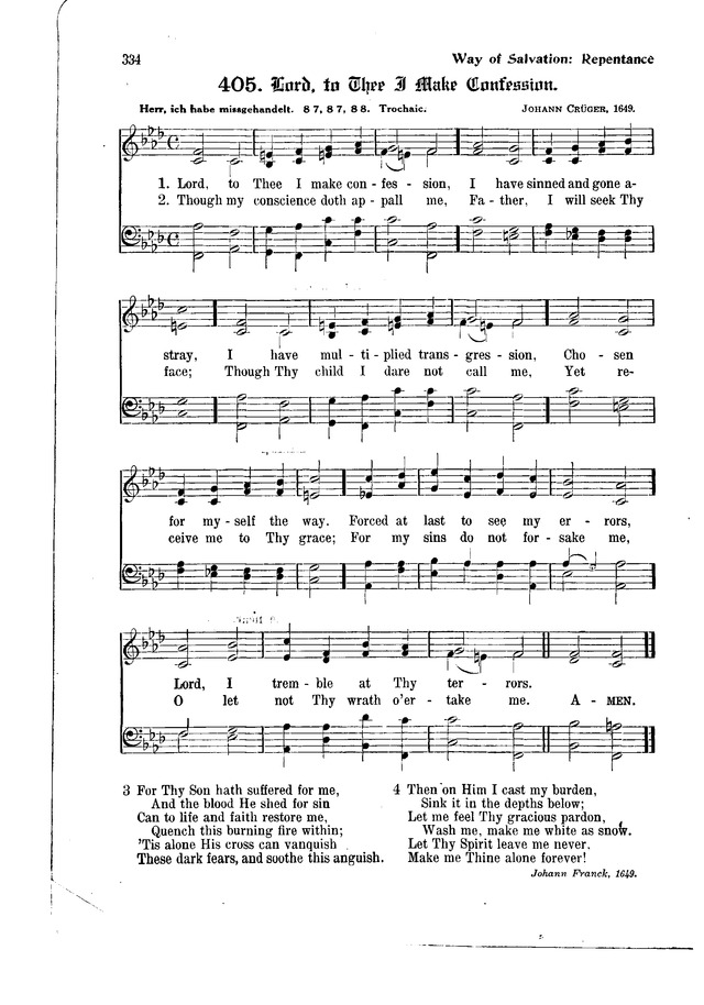 The Hymnal and Order of Service page 334