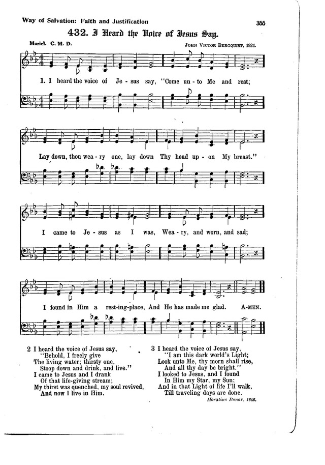 The Hymnal and Order of Service page 355