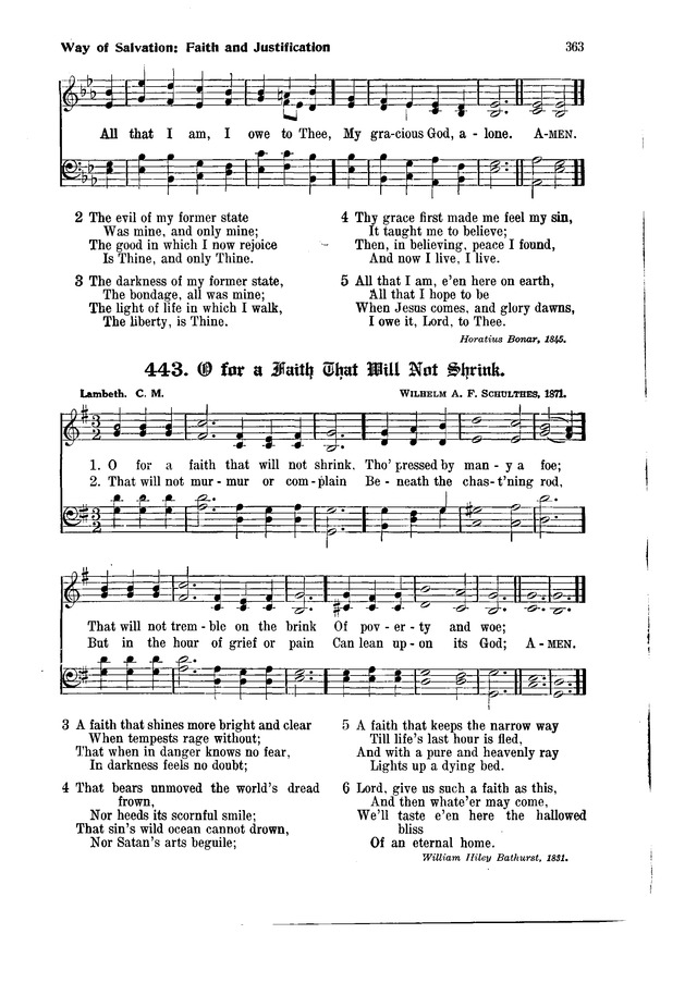 The Hymnal and Order of Service page 363