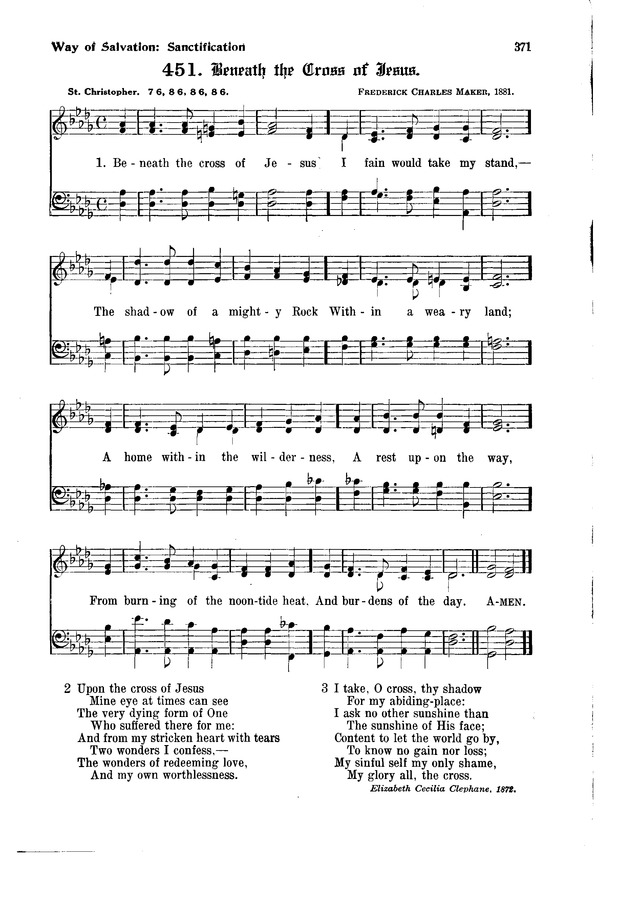 The Hymnal and Order of Service page 371