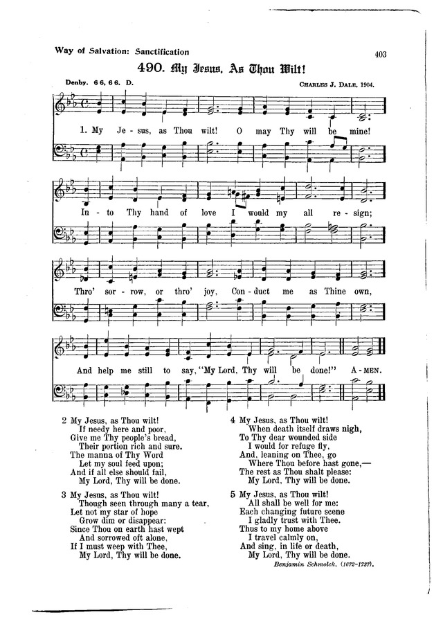 The Hymnal and Order of Service page 403