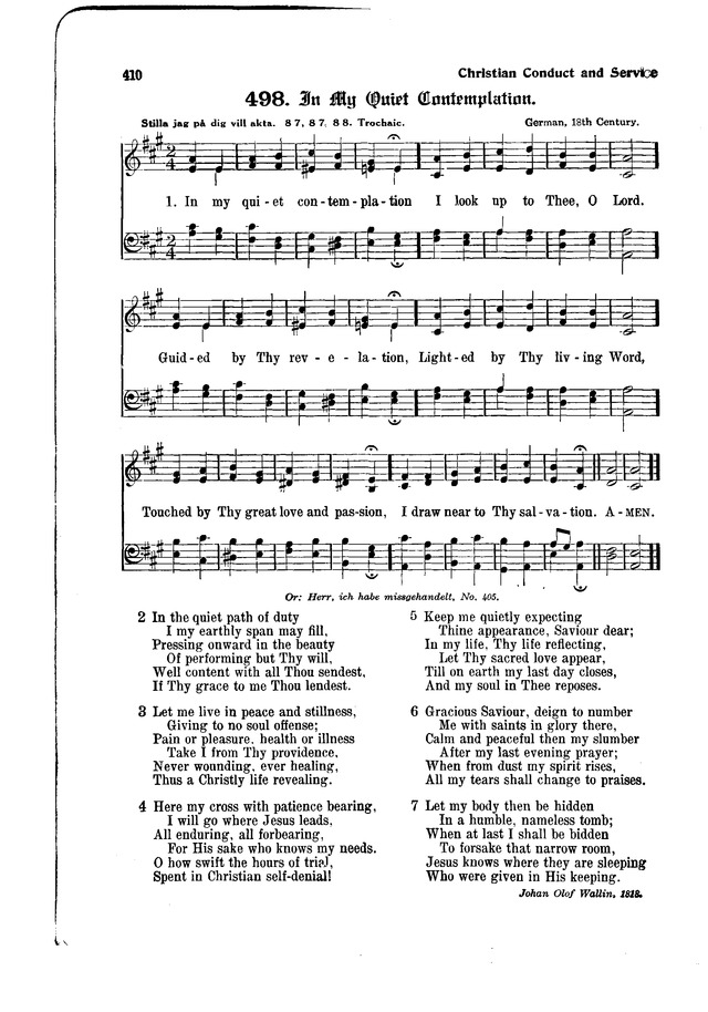 The Hymnal and Order of Service page 410
