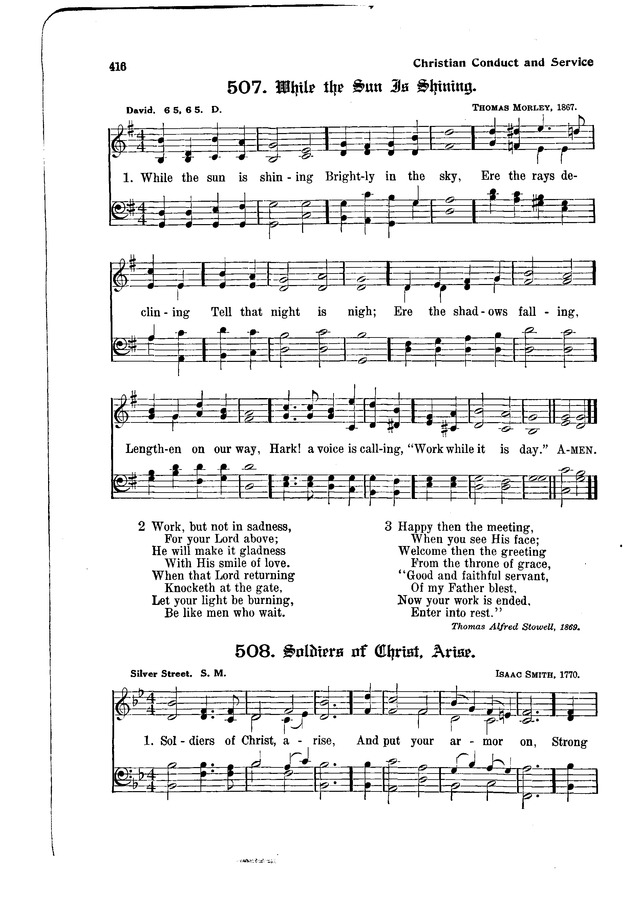 The Hymnal and Order of Service page 416