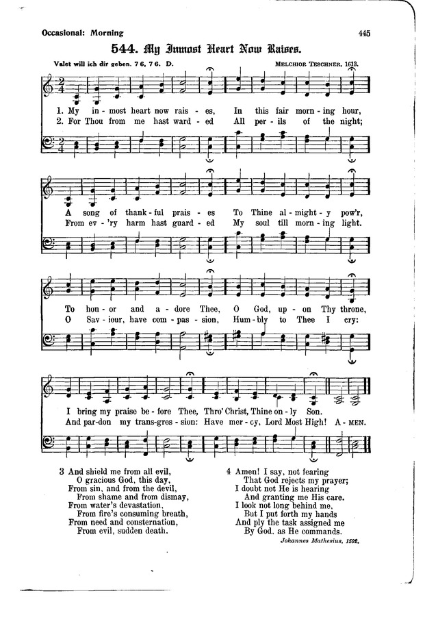 The Hymnal and Order of Service page 445