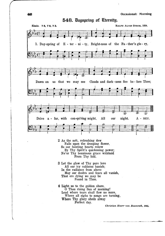 The Hymnal and Order of Service page 448