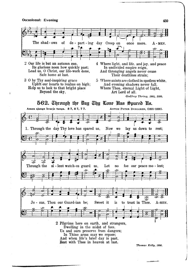 The Hymnal and Order of Service page 459