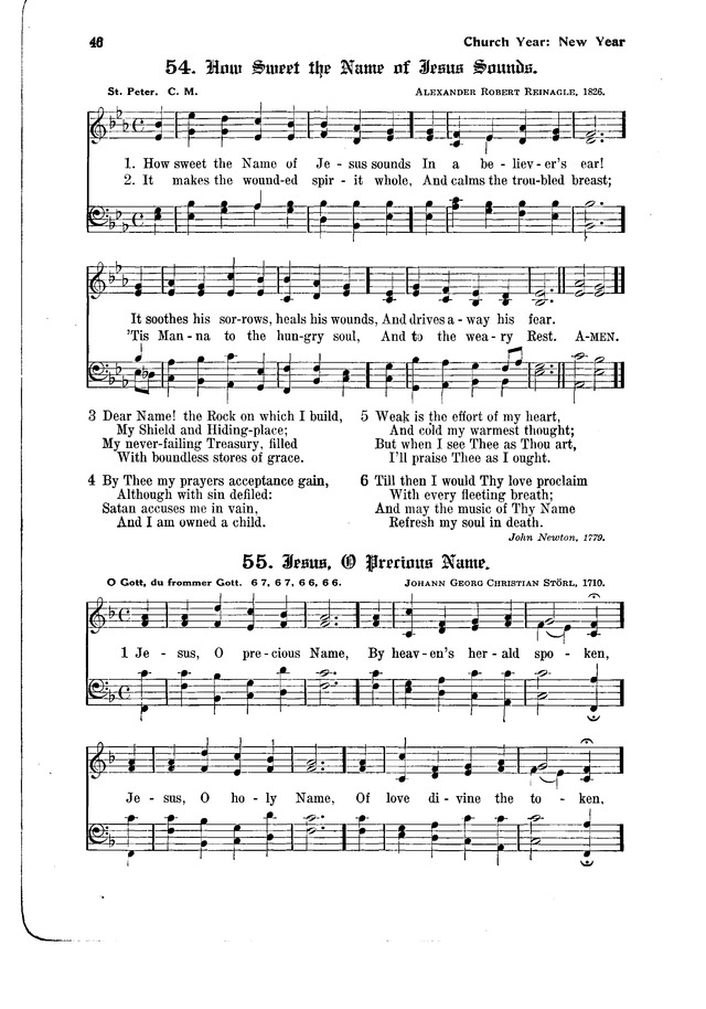 The Hymnal and Order of Service page 46