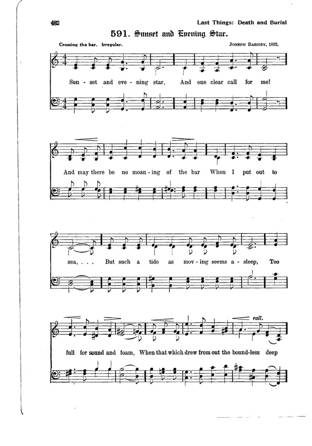 The Hymnal and Order of Service page 482