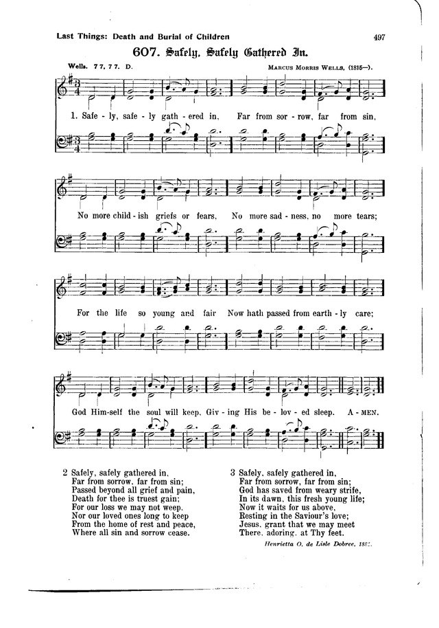 The Hymnal and Order of Service page 497