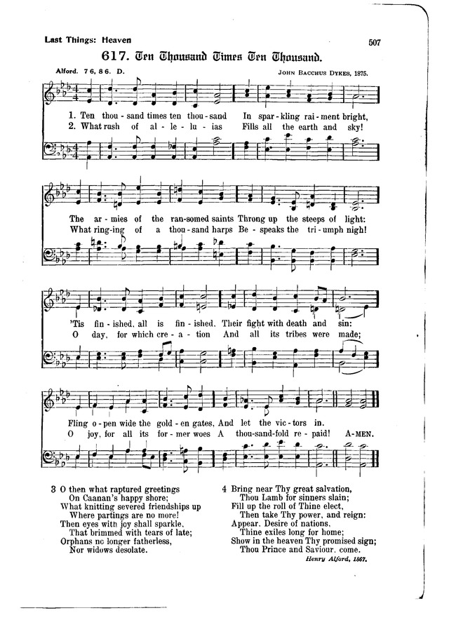 The Hymnal and Order of Service page 507
