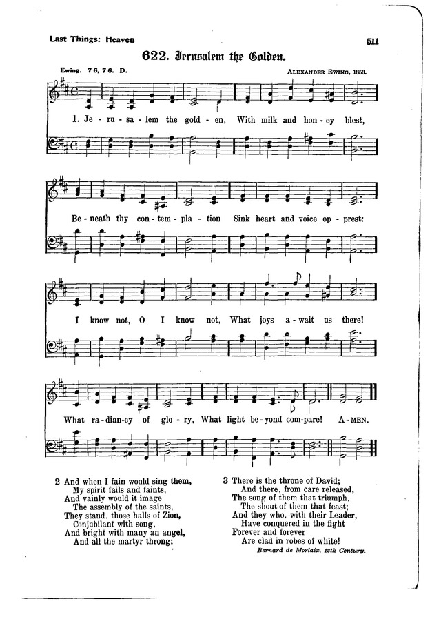 The Hymnal and Order of Service page 511