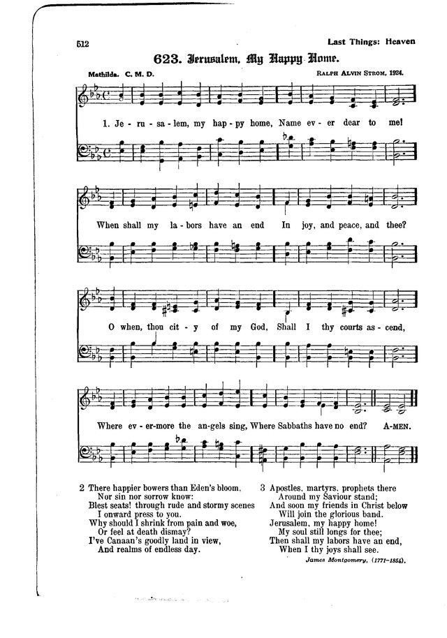 The Hymnal and Order of Service page 512