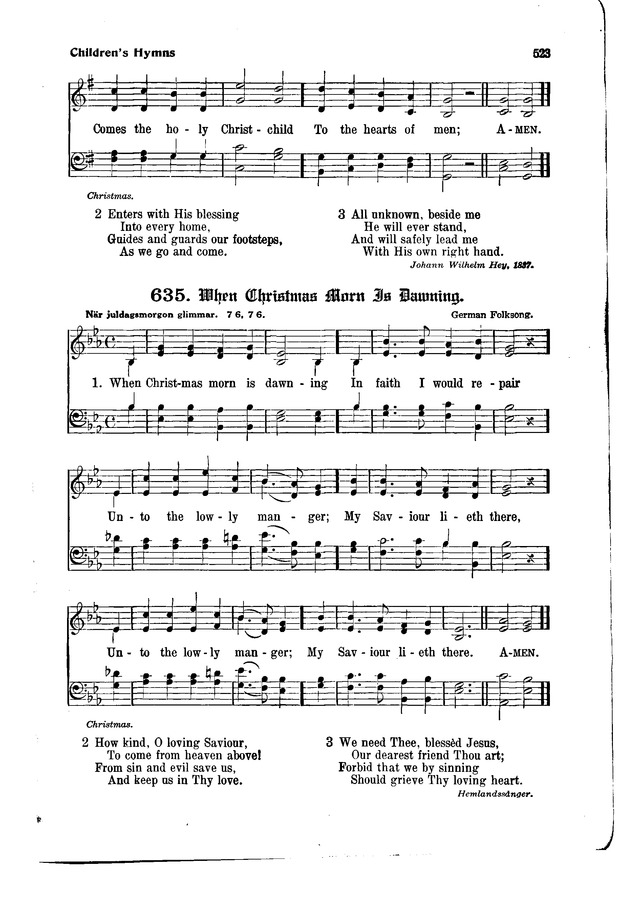 The Hymnal and Order of Service page 523