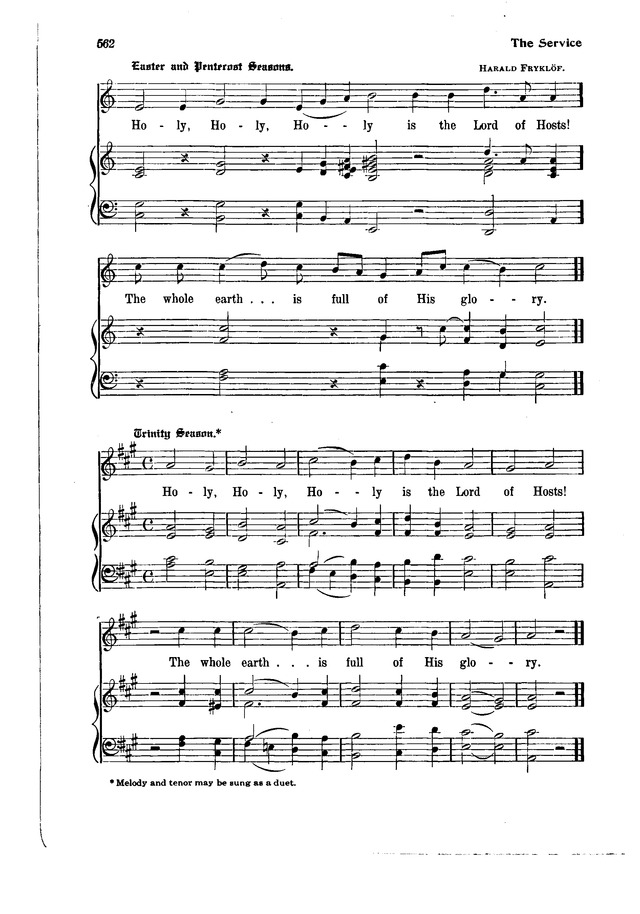 The Hymnal and Order of Service page 562
