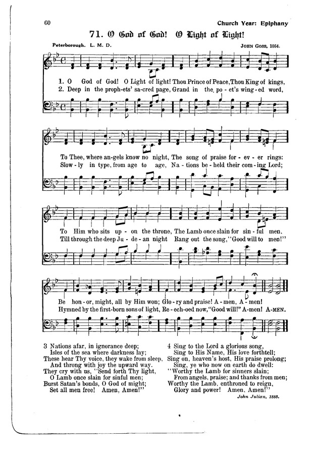 The Hymnal and Order of Service page 60