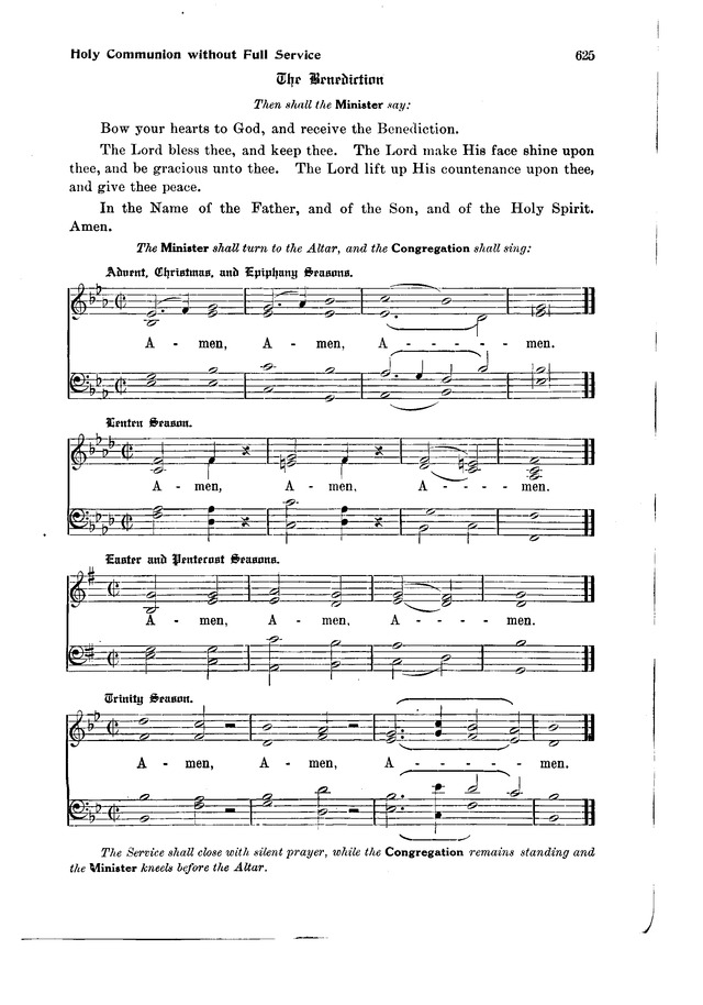 The Hymnal and Order of Service page 625