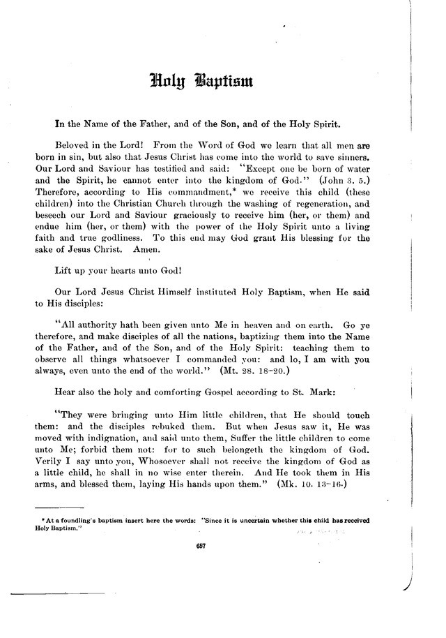 The Hymnal and Order of Service page 657