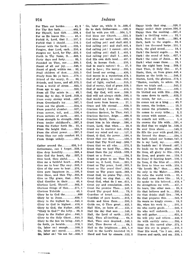 The Hymnal and Order of Service page 916