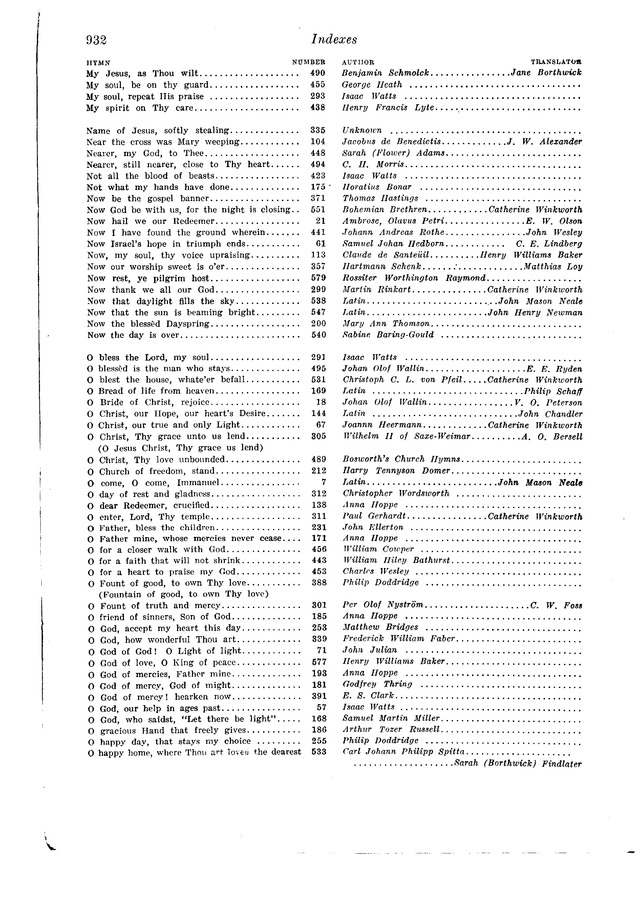 The Hymnal and Order of Service page 934