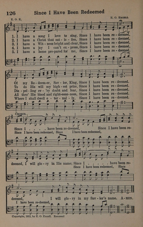 Hymns of Praise Numbers One and Two Combined: for the church and Sunday school page 126