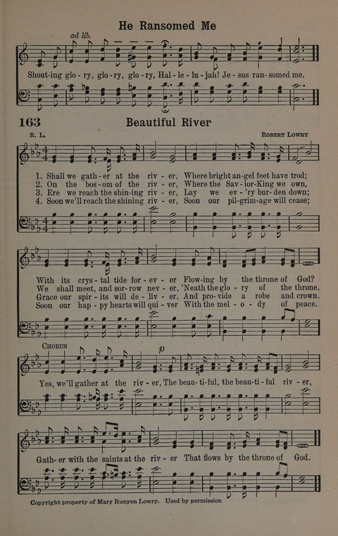 Hymns of Praise Numbers One and Two Combined: for the church and Sunday school page 163