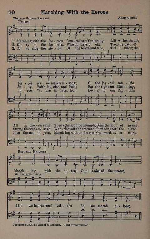 Hymns of Praise Numbers One and Two Combined: for the church and Sunday school page 20