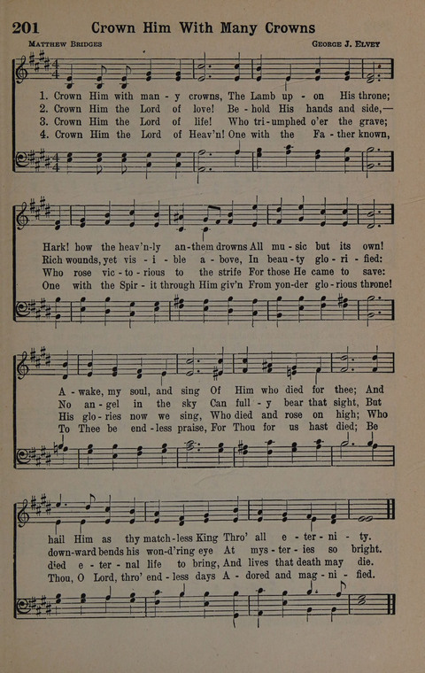 Hymns of Praise Numbers One and Two Combined: for the church and Sunday school page 201