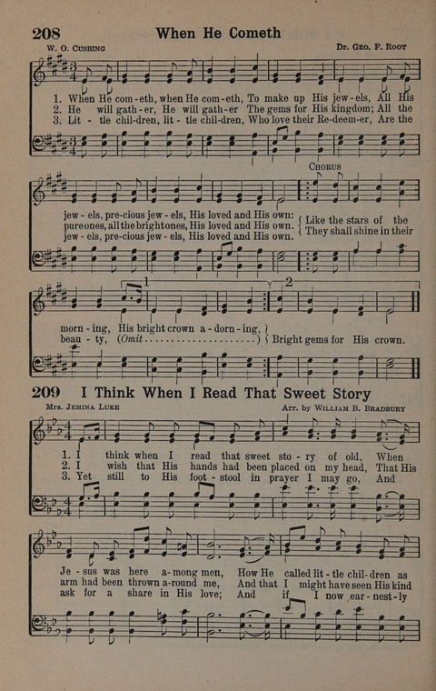 Hymns of Praise Numbers One and Two Combined: for the church and Sunday school page 208