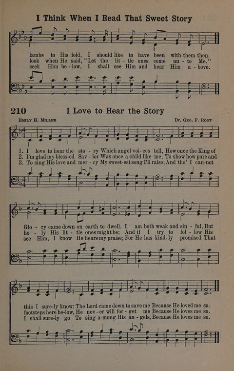 Hymns of Praise Numbers One and Two Combined: for the church and Sunday school page 209