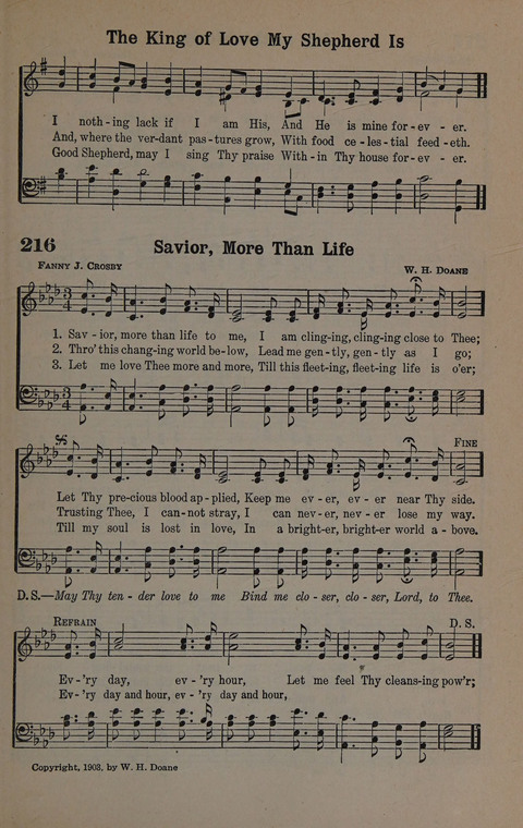Hymns of Praise Numbers One and Two Combined: for the church and Sunday school page 213