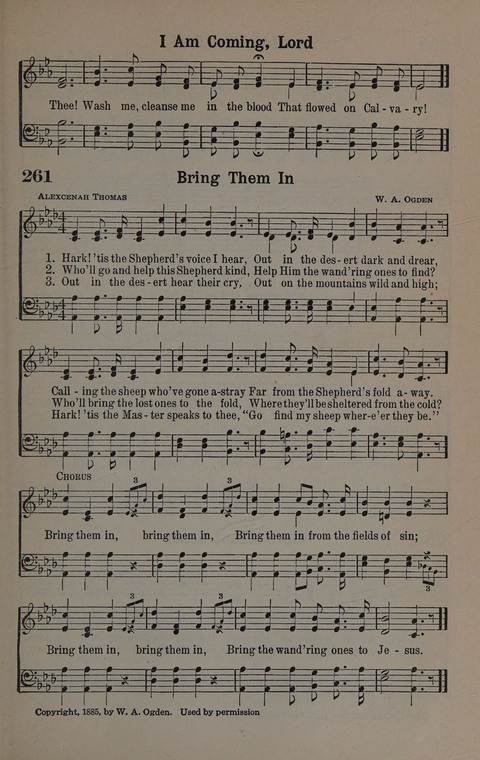 Hymns of Praise Numbers One and Two Combined: for the church and Sunday school page 243