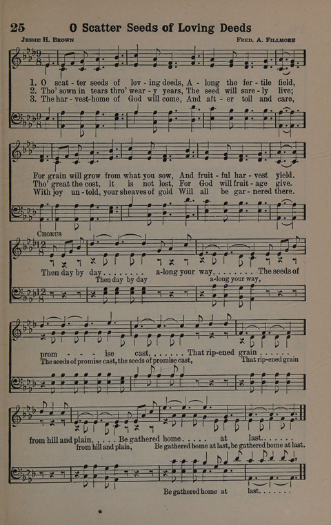 Hymns of Praise Numbers One and Two Combined: for the church and Sunday school page 25
