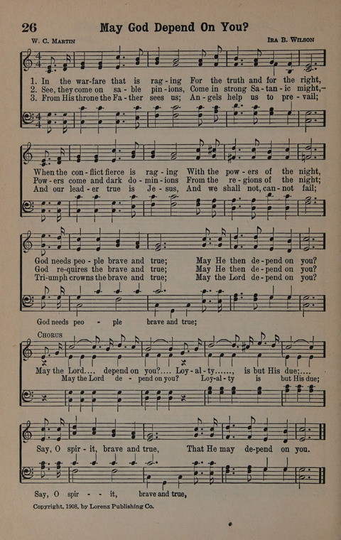 Hymns of Praise Numbers One and Two Combined: for the church and Sunday school page 26