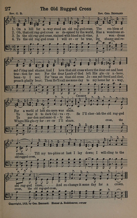 Hymns of Praise Numbers One and Two Combined: for the church and Sunday school page 27