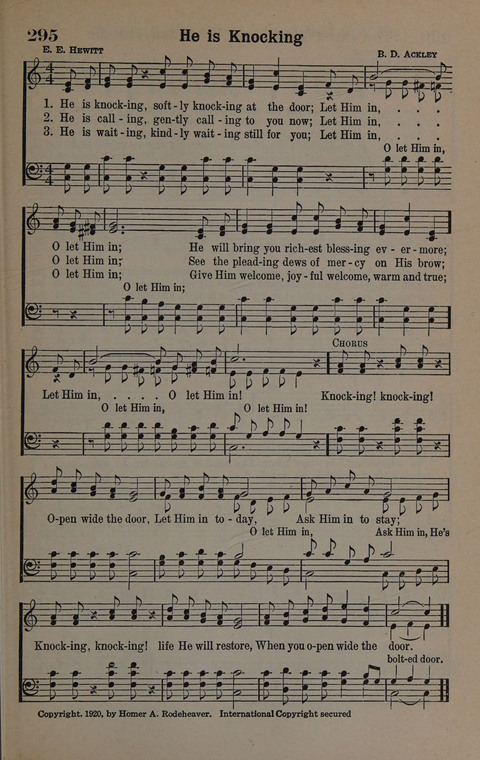 Hymns of Praise Numbers One and Two Combined: for the church and Sunday school page 277