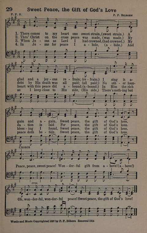 Hymns of Praise Numbers One and Two Combined: for the church and Sunday school page 29