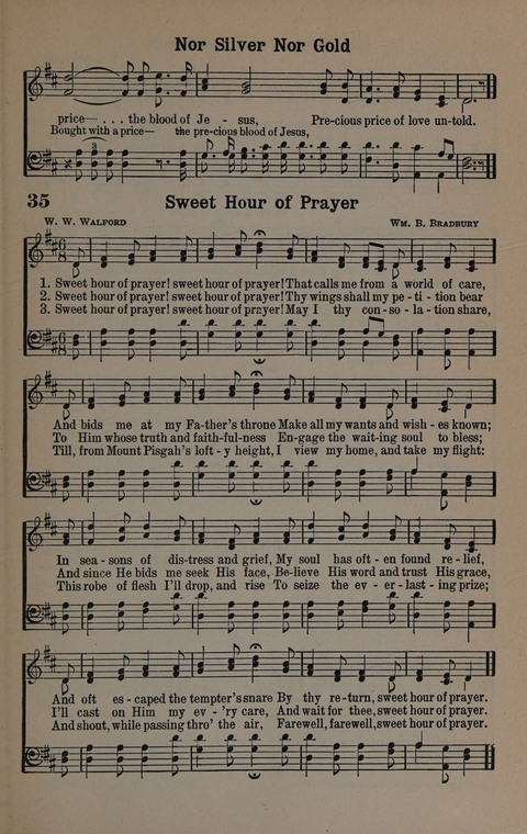 Hymns of Praise Numbers One and Two Combined: for the church and Sunday school page 35