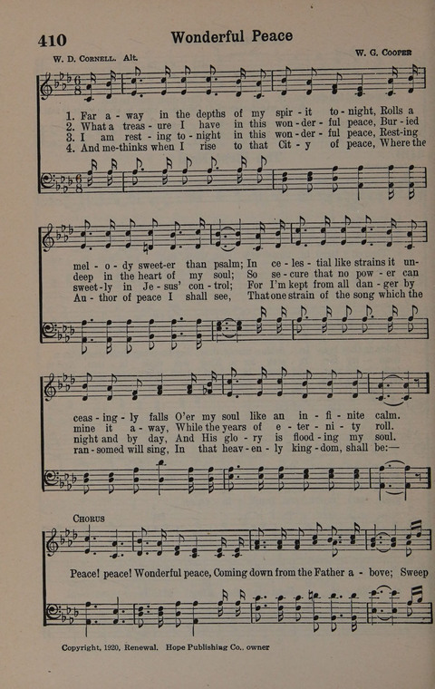 Hymns of Praise Numbers One and Two Combined: for the church and Sunday school page 390