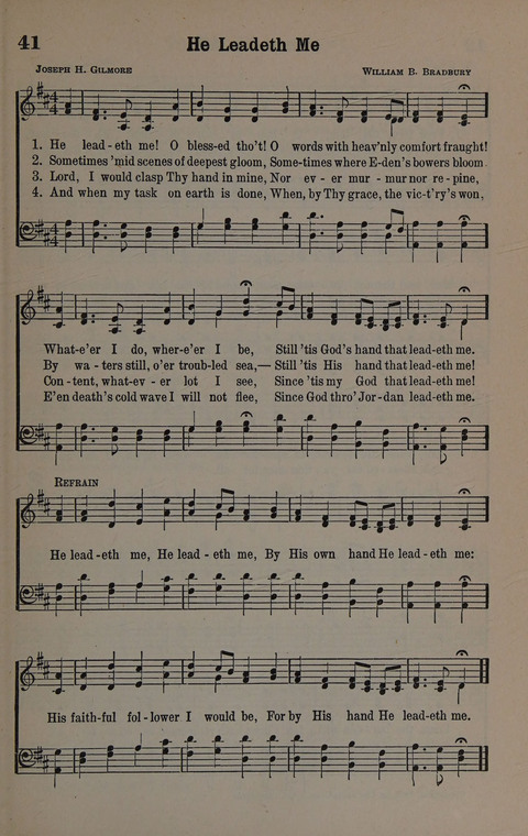 Hymns of Praise Numbers One and Two Combined: for the church and Sunday school page 41