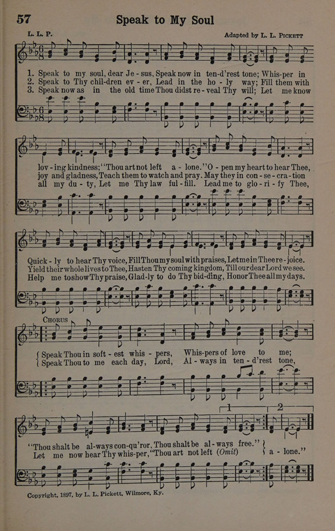 Hymns of Praise Numbers One and Two Combined: for the church and Sunday school page 57