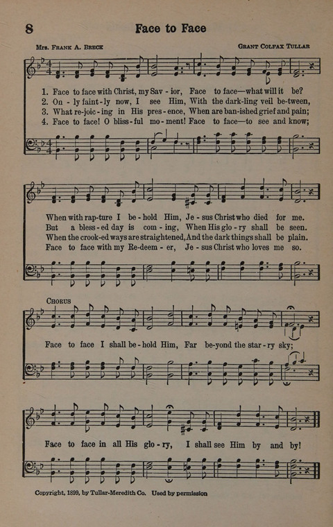 Hymns of Praise Numbers One and Two Combined: for the church and Sunday school page 8