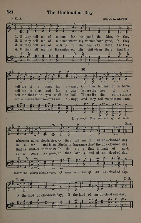 Hymns of Praise Numbers One and Two Combined: for the church and Sunday school page 89